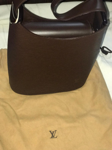 Louis Vuitton Louis Vuitton Verseau Lilac Epi Leather Shoulder Bag