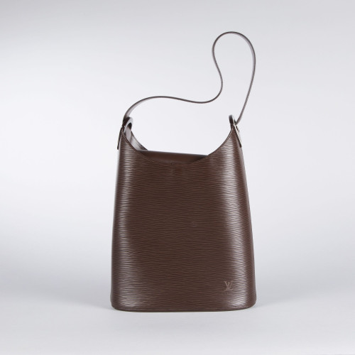 Louis Vuitton Epi Sac Verseau Brown Leather Pony-style calfskin ref.844431  - Joli Closet
