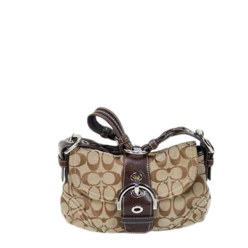 COACH Soho Brown Leather Medium Hobo Shoulder Handbag