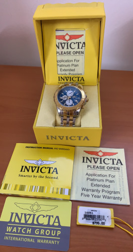 ExBrands- Invicta Aviator 18851 Men's Quartz Watch