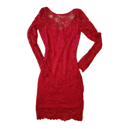 H&m divided hotsell red dress