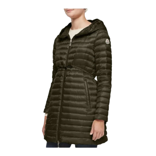 ExBrands Moncler Barbel Hooded Down Fill Knee Length Jacket